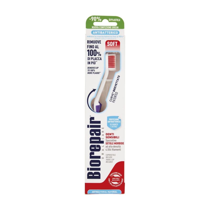 Biorepair : Oral Care Pro Toothbrush "Denti Sensibili"- Soft -Random Color - Image 1